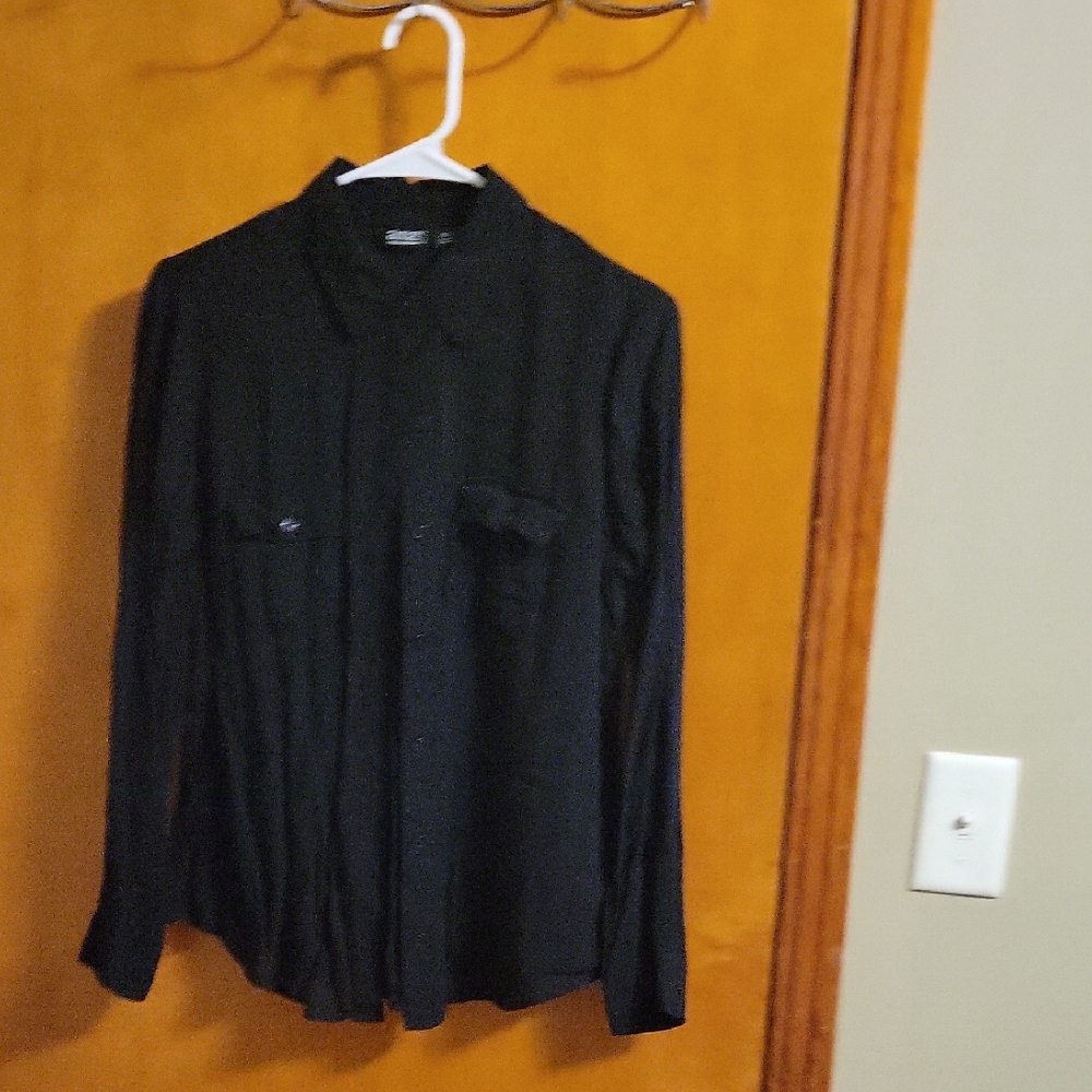 a.n.a Elegant Black Top